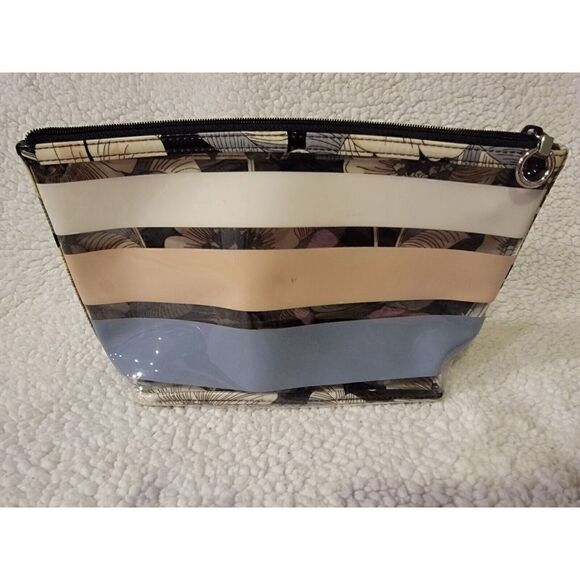 Vera Bradley Camilla Clear Plastic Cosmetic Bag Toiletry Makeup Pouch Retired - Picture 7 of 7